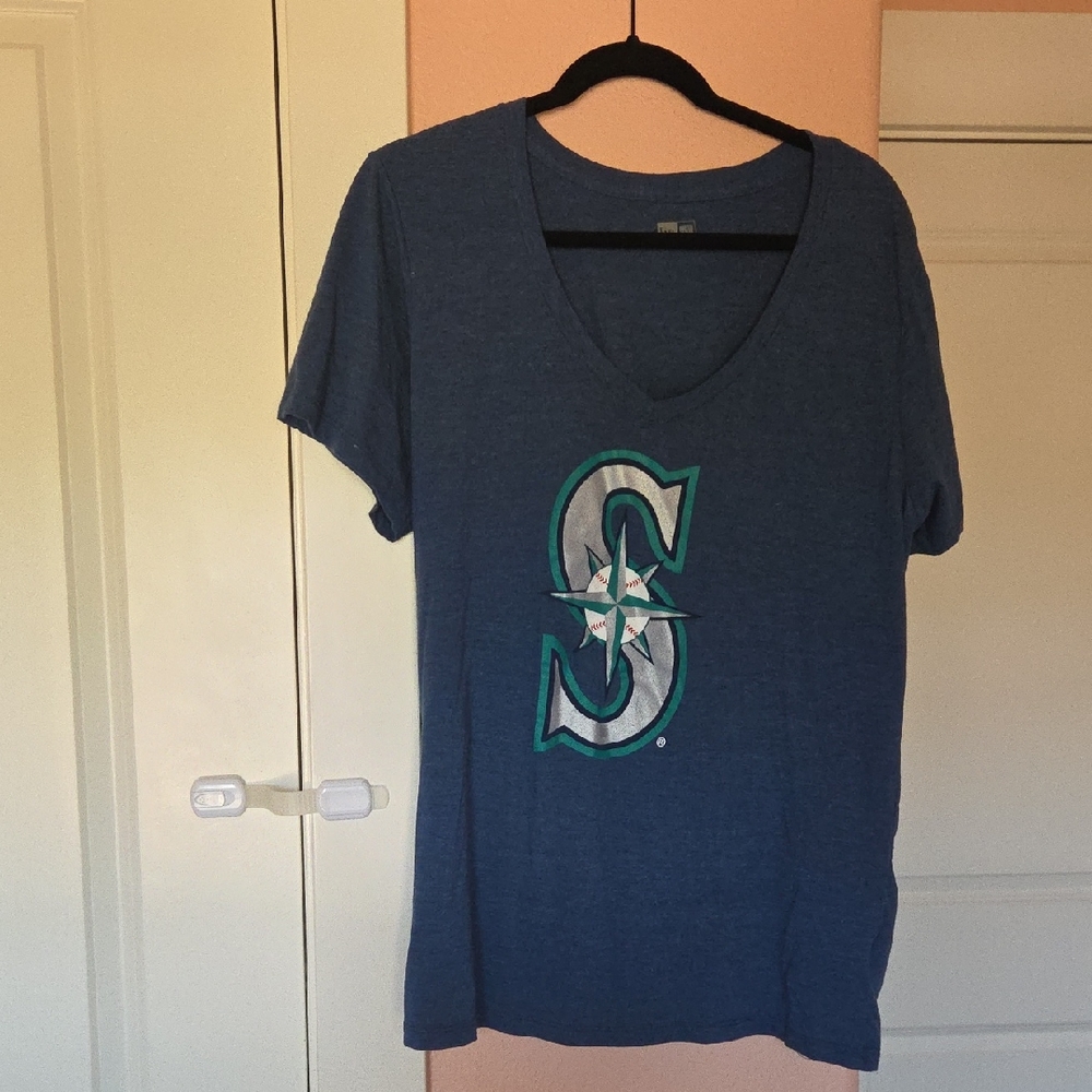 New Era Blue T-Shirt with Logo